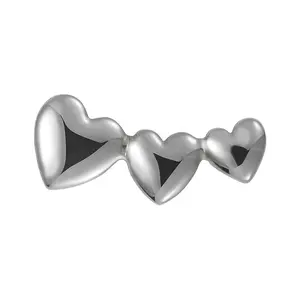 Giometal ASTM F136 Titanium Heart Cluster Body Jewelry Wholesale Threadless Piercing Earrings Tragus Helix Conch Labret