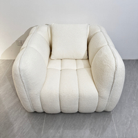 Canapé moderne rembourré, design polyvalent, confortable, pour salon, villa, canapé-lit modulaire, plusieurs options d'assise, tissu doux
