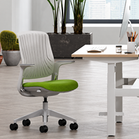Chaise de bureau ergonomique pivotante en maille, vente directe usine, pour ordinateur, Sillas DeOficina, échantillon gratuit