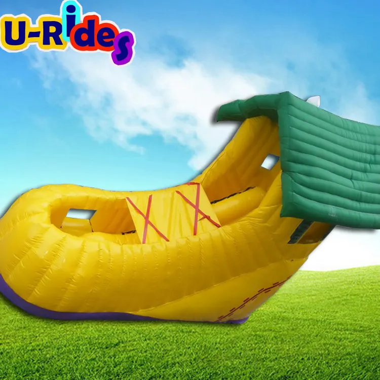Huge shoes house inflatable slide inflatable bouncy castle for event and advertising