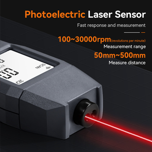 Tachymètre laser numérique miniature portatif LD373, plage de mesure sans contact 100-30000 tr/min, odomètre - Product Image 2