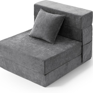 <b>Foldable</b> Modular <b>Sofa</b> <b>Bed</b> Foam Filled Washable Single Chair For Bedroom Balcony Children Pets Adults Elderly - Product Image 5