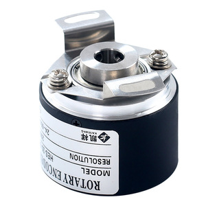 ตัวเข้ารหัสแบบหมุน Kaixiang รุ่น HES-24 แบบเพิ่มค่าทีละครั้ง ติดตั้งแบบหน้าแปลน แกนกลวง - Product Image 1