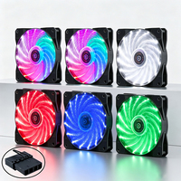 Ventilateur de refroidissement silencieux QiuzAim Full Set 120mm RGB pour PC, connecteur 4 broches, pour jeux et ordinateurs étudiants, prix direct usine en gros