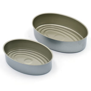 601 #   Lattine Ovali Vuote per Sardine con Coperchio Apribile Facilmente - Product Image 1