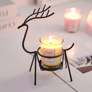Deer Shaped Iron Candle Holder Scented Candle Home Decoration Christmas Gift Heat Resistant - Product Image 3