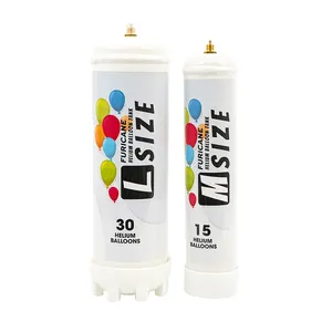 Jetable 0.95L 1L 1.1L 1.5L 2.2L 3.3L Hélium bouteille de gaz 20 30 50 70 100 ballons avec buse prix le plus bas