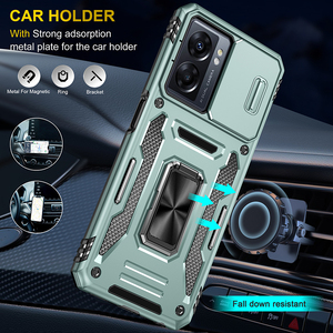 Ốp Điện Thoại Di Động Giá Đỡ Nhẫn Kim Loại Chống Sốc Đa Chất Liệu TPU 2 Trong 1 Sang Trọng Cho <span class=keywords><strong>OPPO</strong></span> <span class=keywords><strong>A57</strong></span> 4G/A77 4G - Product Image 6