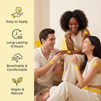 Patch transdermique de soutien à la vitalité et au bien-être, certifié CE, pour le soulagement du stress, le soutien immunitaire et du sommeil, fabrication OEM en marque blanche