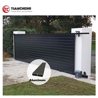 Puerta Corredera Automática de Aleación de Aluminio para Granja, Fabricada en China, con Larga Vida Útil y Modelado 3D
