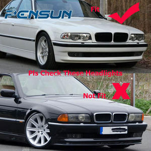 Grille de <span class=keywords><strong>calandre</strong></span> de capot avant chromé en matière plastique ABS personnalisée en usine pour BMW <span class=keywords><strong>E38</strong></span> Série 7 740i 740iL 750iL 1995-2001 - Product Image 6