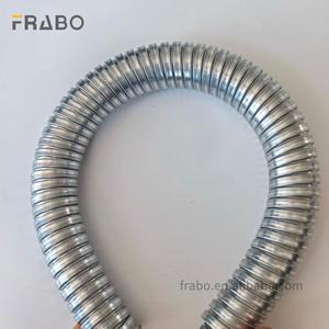 FRABO 3/8" Lamiera Ondulata a Doppio Blocco Interbloccante in <span class=keywords><strong>Acciaio</strong></span> <span class=keywords><strong>Zincato</strong></span> G.I. Direttamente dalla Fabbrica Condotto Flessibile in Metallo per Cavi Elettrici - Product Image 3