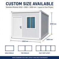 Maisons préfabriquées portables, modulaires, conteneurs, maisons préfabriquées démontables, mini-maisons conteneurs