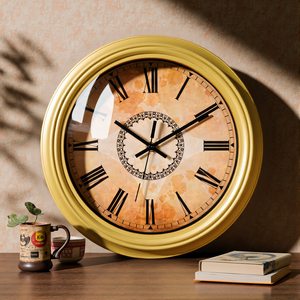 <span class=keywords><strong>Orologio</strong></span> da parete esterno al quarzo su misura per la decorazione per la casa di lusso e stile artistico classico per la camera da letto di nozze Mute ticchettio movimento - Product Image 1