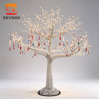 Lumière LED à motif d'arbre à fleurs de cerisier 3D programmable DMX Pixel pour la décoration extérieure commerciale