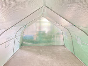 6x3x2m Style pointu Longue durée de vie Serres plus utiles tunnel pour l'agriculture Séchage tente polytunnel <span class=keywords><strong>Serre</strong></span> <span class=keywords><strong>6m</strong></span> <span class=keywords><strong>x</strong></span> <span class=keywords><strong>3m</strong></span> - Product Image 4