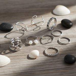 Vendita calda romantici romantici anelli da Cocktail da uomo gioielli minimalisti Punk gioielli in oro rosa placcato taglio diamante all'ingrosso - Product Image 3