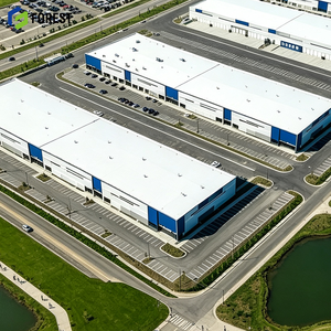 Edificio Industrial de Acero Estructural Resistente a Sismos, Gran Almacén Industrial de Gran Plano, Instalación de Depósito de Carga - Product Image 1