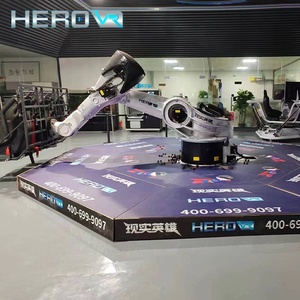 HEROVR Kids Zone Parc d'attractions intérieur/extérieur Parc d'aventure public ROI élevé Effets visuels riches <span class=keywords><strong>Robot</strong></span> à bras VR métallique à 6 axes - Product Image 2