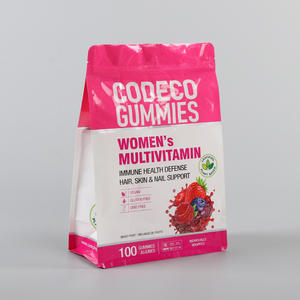 Bolsa de Polietileno Reciclable Personalizada con Cierre, Fondo Plano, Sellado de Ocho Lados, para Frutos Secos y Snacks, para Uso en Supermercados - Product Image 4