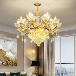 Lámpara Colgante de Cristal con Acabado Dorado, Base para Bombilla E26, 2700K Blanco Cálido, Pantalla de Acero Inoxidable, LED, Garantía de 5 Años - Product Image 6