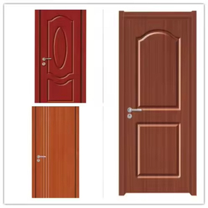 Porte da Bagno Impermeabili in Legno PU dal Design Moderno, Porte in PVC Effetto Legno per Casa, Ufficio e Appartamento - Product Image 5