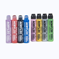 Marqueurs acryliques Bingo Paint Craft Daubers de 30 ml avec éponge, ensemble de marqueurs artistiques emballés
