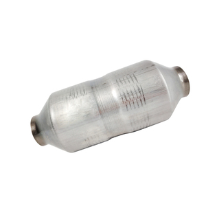 EPA onayı yedek otomobil egzoz parçaları iki seramik substrat katalizörleri ile yüksek akış evrensel katalitik konvertör - Product Image 1