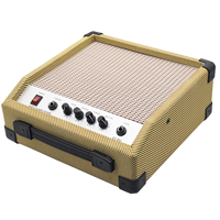 Amplifier Bass PB-20 dengan Equalizer 3 Band, Bass, Middle, Treble, Kabinet Tweed Vintage untuk Gitar Bass Elektrik