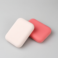 Boîtier de poudre compacte de luxe personnalisé avec miroir, vide, pour blush, fond de teint, emballage en plastique, palette de maquillage pour correcteur et poudre