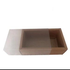 BOÎTE DE PAPIER Offre Spéciale AVEC FENÊTRE CLAIRE BOÎTE DE TIROIR À MANCHON CLAIR LIVRAISON RAPIDE BOÎTE CADEAU - Product Image 6