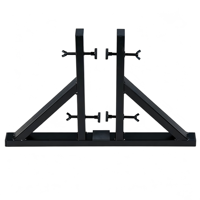 Support de présentation de porte réglable sur pied en métal pour machines de menuiserie, idéal pour l'affichage de porte en bois, d'échantillons de carrelage et de marbre en showroom