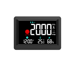 Détecteur de <span class=keywords><strong>CO2</strong></span> Portable mètre température capteur d'humidité thermomètre hygromètre intelligent Mini analyseur de gaz moniteur de qualité de l'air - Product Image 2