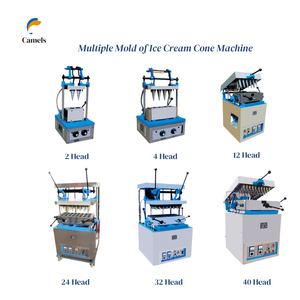 Máquina semiautomática para hacer conos de helado/máquina para hacer conos de barquillo/hornear conos de oblea - Product Image 4