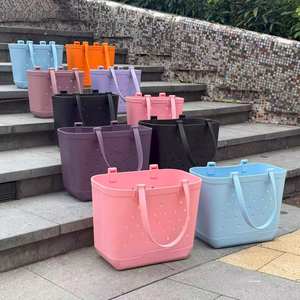 Bolso de <span class=keywords><strong>Playa</strong></span> Personalizado de EVA, Bolso de Goma EVA, Bolso Tote de Goma Personalizado, Venta al por Mayor, Impermeable, Regalos de Verano DIY - Product Image 1