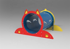 Produits de parc pour chiens commerciaux en plein air ensemble d'équipement d'entraînement à l'agilité pour chien kits de parcours d'obstacles pour grand chien tunnel de rampement pour chien - Product Image 2