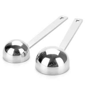 2 uds. Premium 304 Acero inoxidable mango largo multifunción <span class=keywords><strong>1</strong></span> <span class=keywords><strong>cucharada</strong></span> (15ml) 2 cucharadas (30ml) cuchara medidora juego de cucharas de café - Product Image 3