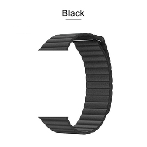 Magnetic Leather <span class=keywords><strong>Loop</strong></span> 38MM 42MM Smart Watch Bands For Apple Watch Strap For iWatch 5 4 <span class=keywords><strong>3</strong></span> <span class=keywords><strong>2</strong></span> 1 - Product Image 3