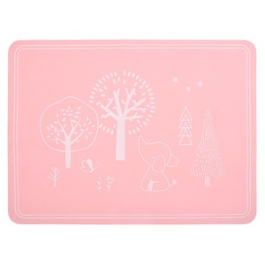 Alfombrilla de mesa de comedor de silicona de grado alimenticio para niños para estudiantes de escuela primaria, alfombrilla impermeable, antideslizante y <span class=keywords><strong>aislante</strong></span> del calor - Product Image 1