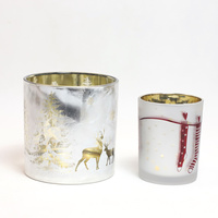 Bougeoirs en verre bougeoirs votifs de mariage conteneurs votifs bocaux à bougies en verre décoratifs