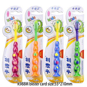 Cepillo de dientes para niños con mango en forma de <span class=keywords><strong>Superman</strong></span> de dibujos animados para bebés y niños Cerdas Súper suaves OEM aceptable - Product Image 5