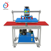 Presse à chaud hydraulique directe usine pour vêtements, machine de transfert thermique personnalisable en puissance