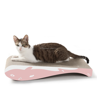 Forme de poisson personnalisée utilisation réversible carton ondulé chat griffoir Pad