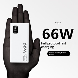 พาวเวอร์แบงค์ชาร์จเร็ว 66W ความจุขนาดใหญ่ 20000mAh รองรับการชาร์จเร็วแบบสองทิศทาง QC ชาร์จเร็วแบบพกพา รับสกรีนโลโก้ - Product Image 3