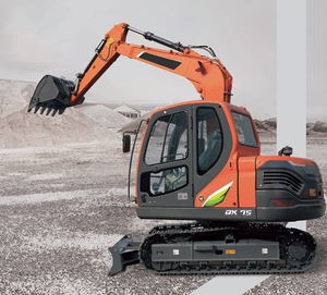 Máquina de Movimiento de Tierras de Fácil Mantenimiento DX75, Excavadora Compacta de 7.5 Toneladas y 0.3m3 para Proyectos Urbanos - Product Image 2