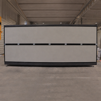 Maison pliante moderne de type Z, étanche, studio de jardin, bureau extérieur, maison modulaire préfabriquée à combinaison libre et portable
