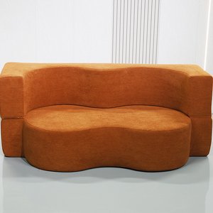 Contemporary Chesterfield Minimalist Compression Foldable Rectangle Design <b>Sponge</b> Filled Apartment & Hotel Use Living Room S-08 - Product Image 1