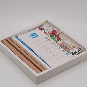 2026 Low Moq Desktop Calendar Art Paper Monthly Desk Table Decoration Promotion Table Calendars