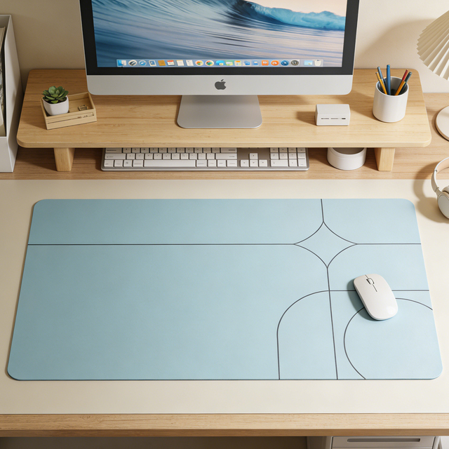 TTX Factory Custom Logo Anti-slip High Quality Mouse Pad XXL Waterproof Keyboard and Mouse Desk Mat for Office Use