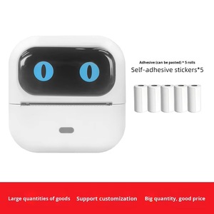 Imprimante thermique portable <span class=keywords><strong>mini</strong></span> haut de gamme, impression de codes-barres, imprimante de poche, étiquettes de nom, interface USB, 203 dpi, en stock - Product Image 2